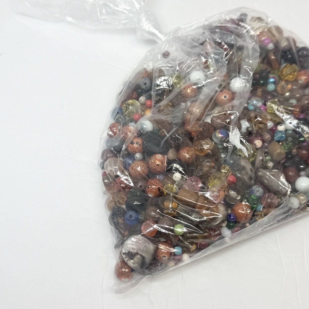 Mixed Bead Soup Glass Shell Stone Jewelry Making Craft Beads Bulk Loose Assorted - Picture 4 of 12